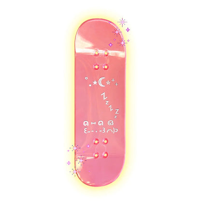 DUCK DECKS CRYSTAL DUCKY - CLEAR PINK (SLEEPY BUNNY)