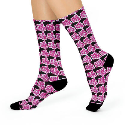 Zeg Heads Logo Crew Socks